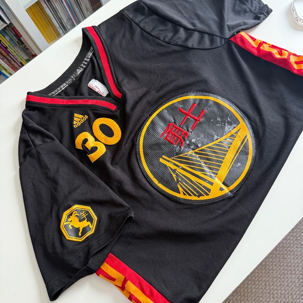 Adidas Golden State Warriors Steph Curry #30 Chinese New Year's Jersey L